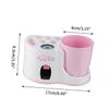 Vaguelly White Wall-Mounted Toothpaste Squeezer, 1 Piece view 2
