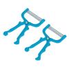 DEARMAMY Manual Facial Hair Remover, Stainless Steel and ABS, 2-Pack view 1