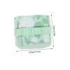 Portable Fabric Period Pouch, Compact for Women, White view 2