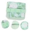 Portable Fabric Period Pouch, Compact for Women, White view 3