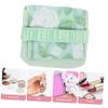 Portable Fabric Period Pouch, Compact for Women, White view 4