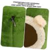Toyvian Soft Sponge and Fabric Hamster Hammock in Stump Shape view 3