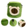 Toyvian Soft Sponge and Fabric Hamster Hammock in Stump Shape view 4