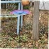HEMOTON Bird Bath and Feeder Station for Gardens with Ground Stake, Blue view 4