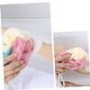 VICASKY 3-Pack Long PE Bath Scrub Towels, Soft Flexible Shower Exfoliating Strips, Assorted Color view 4