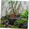 TOYANDONA Mini Aquarium Decor Platform with Stairs view 4