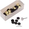 VICASKY Foot File Sanding Discs, 50 Pieces, Black Stainless Steel, for Dead Skin Removal, Pedicure and Foot Care view 2
