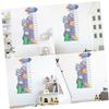 SWOOMEY 2-Sheet Growth Chart Wall Decals for Boys and Girls view 3