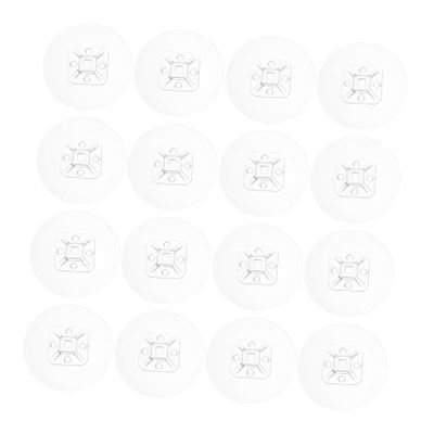 Self-Adhesive Furniture Anchors, 30-Piece Acrylic Set with Straps