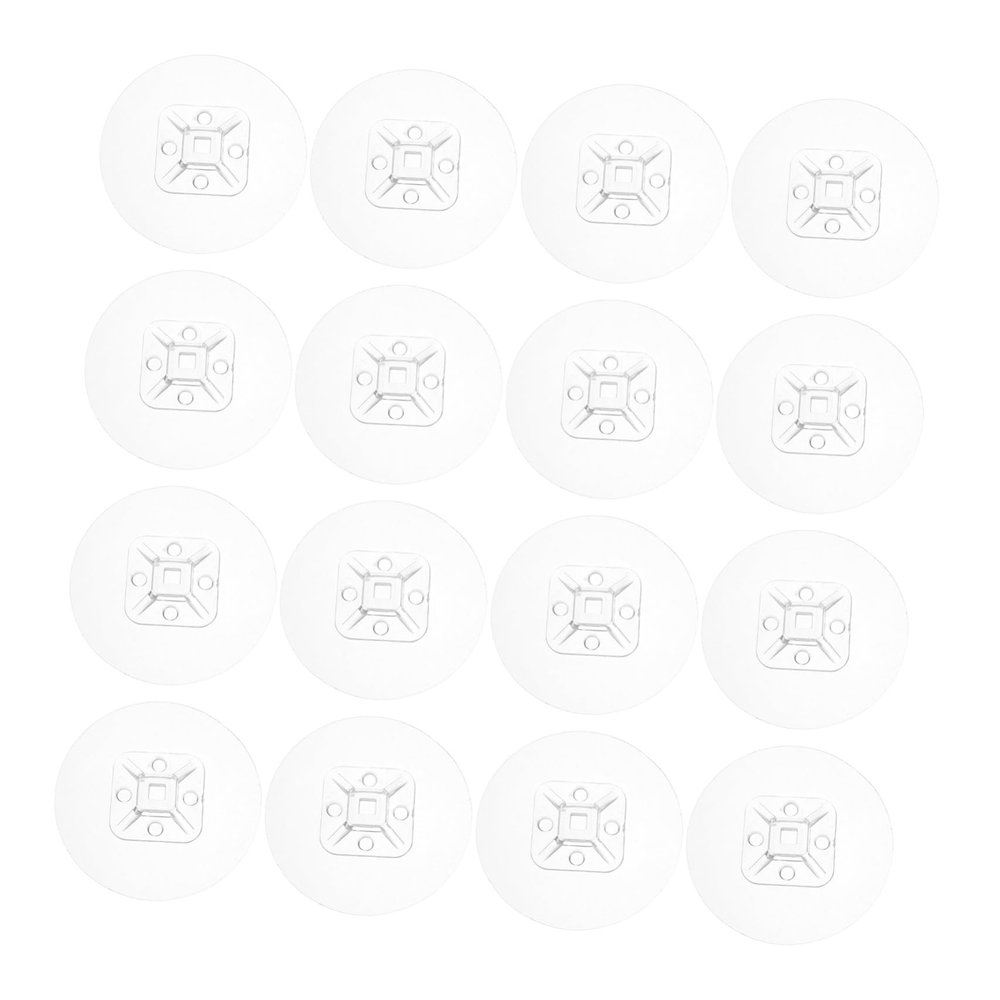 Self-Adhesive Furniture Anchors, 30-Piece Acrylic Set with Straps