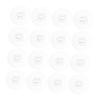 Self-Adhesive Furniture Anchors, 30-Piece Acrylic Set with Straps view 1