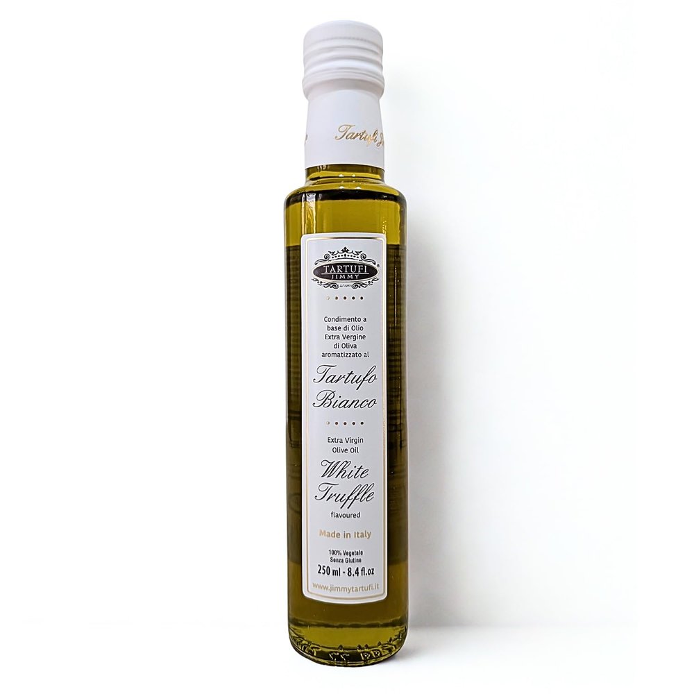 Trffell White Truffle Oil 250ml | Gourmet Oil with White Truffle & Extra Virgin Olive Oil | Italian Premium Condiment