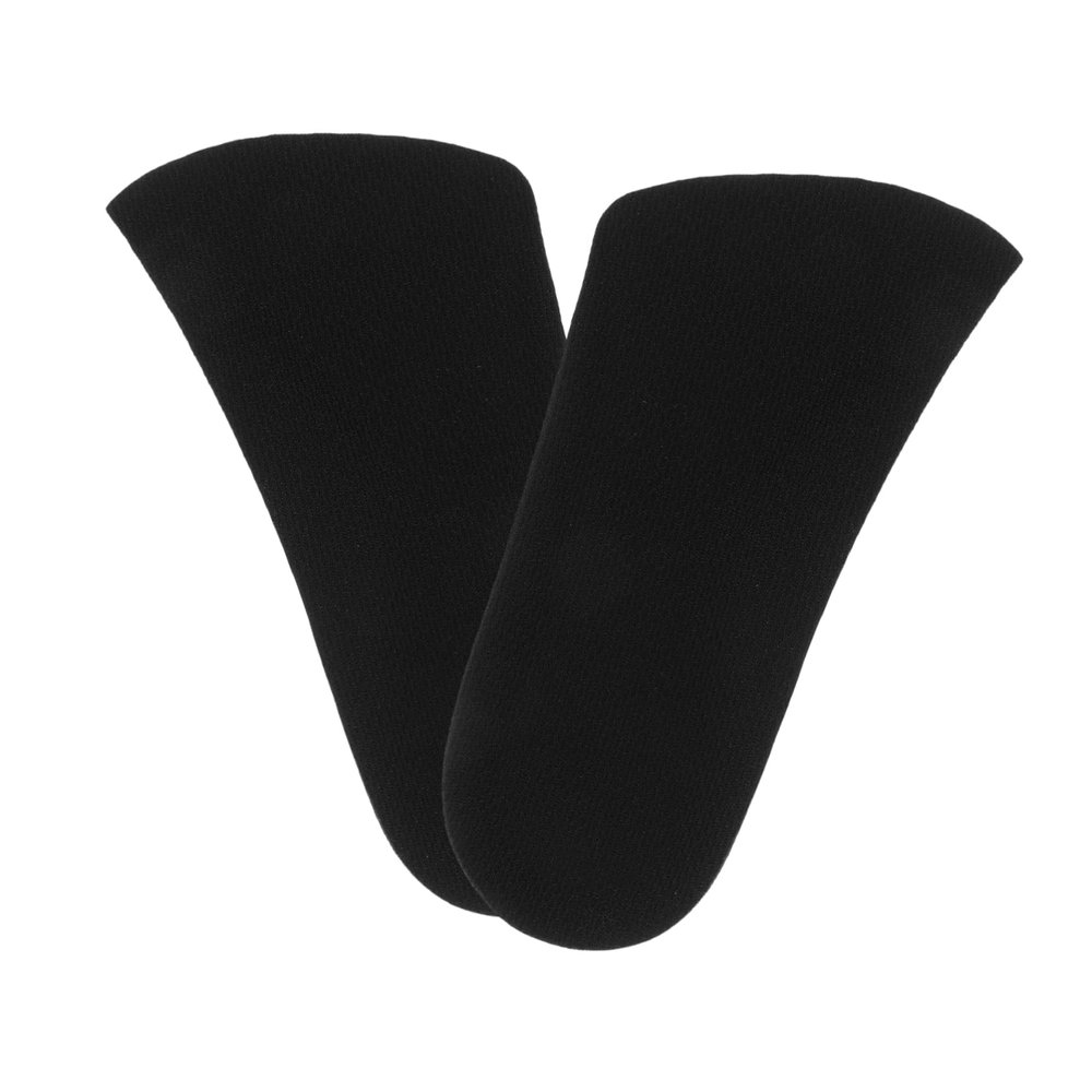 1 Pair of Invisible Black PU Insoles with 1.5 cm Height Increase