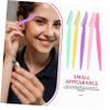 BESTYASH 10-Piece Portable Manual Eyebrow Razors, Random Color view 4