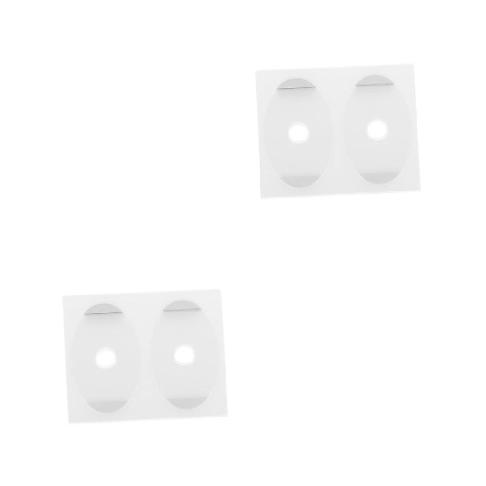 WRITWAA 2 Sets Non-Slip Stickers, Lens Protection Pads for Eyeglass Processing, 200 Pieces per Set