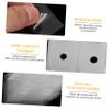 WRITWAA 2 Sets Non-Slip Stickers, Lens Protection Pads for Eyeglass Processing, 200 Pieces per Set view 2