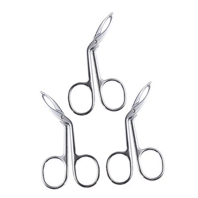 VALICLUD 3-Piece Stainless Steel Eyebrow Tweezers