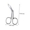 VALICLUD 3-Piece Stainless Steel Eyebrow Tweezers view 2