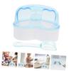 TOYANDONA Transparent Deep Sand Bath for Small Animals view 2