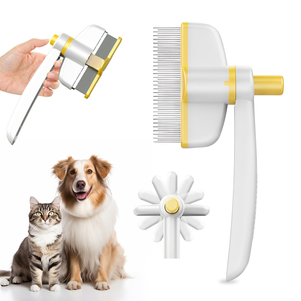 360-Degree Rotating Cat Comb