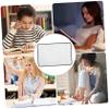 CALLARON White PVC Bookmark with Magnifying Lens, Full-Page Reading Magnifier view 3