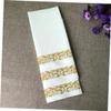 50 Disposable Paper Napkins, White, 40 x 30 cm view 3