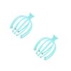 WRITWAA 2-Piece Scalp and Head Massager, Portable Octopus Neck Massager, Blue view 1