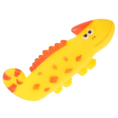 FUTUREORYY Squeaky Latex Lizard Dog Toy, Interactive Chew Toy for Small and Medium Dogs
