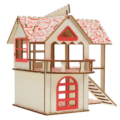 Yardwe Two-Story Hamster Castle, 1 Set, for Small Pets