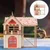 Yardwe Two-Story Hamster Castle, 1 Set, for Small Pets view 2