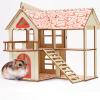 Yardwe Two-Story Hamster Castle, 1 Set, for Small Pets view 4