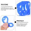 HEMOTON 15 Pack Lightweight Silicone Name Tag Rings for Dog Collars view 2