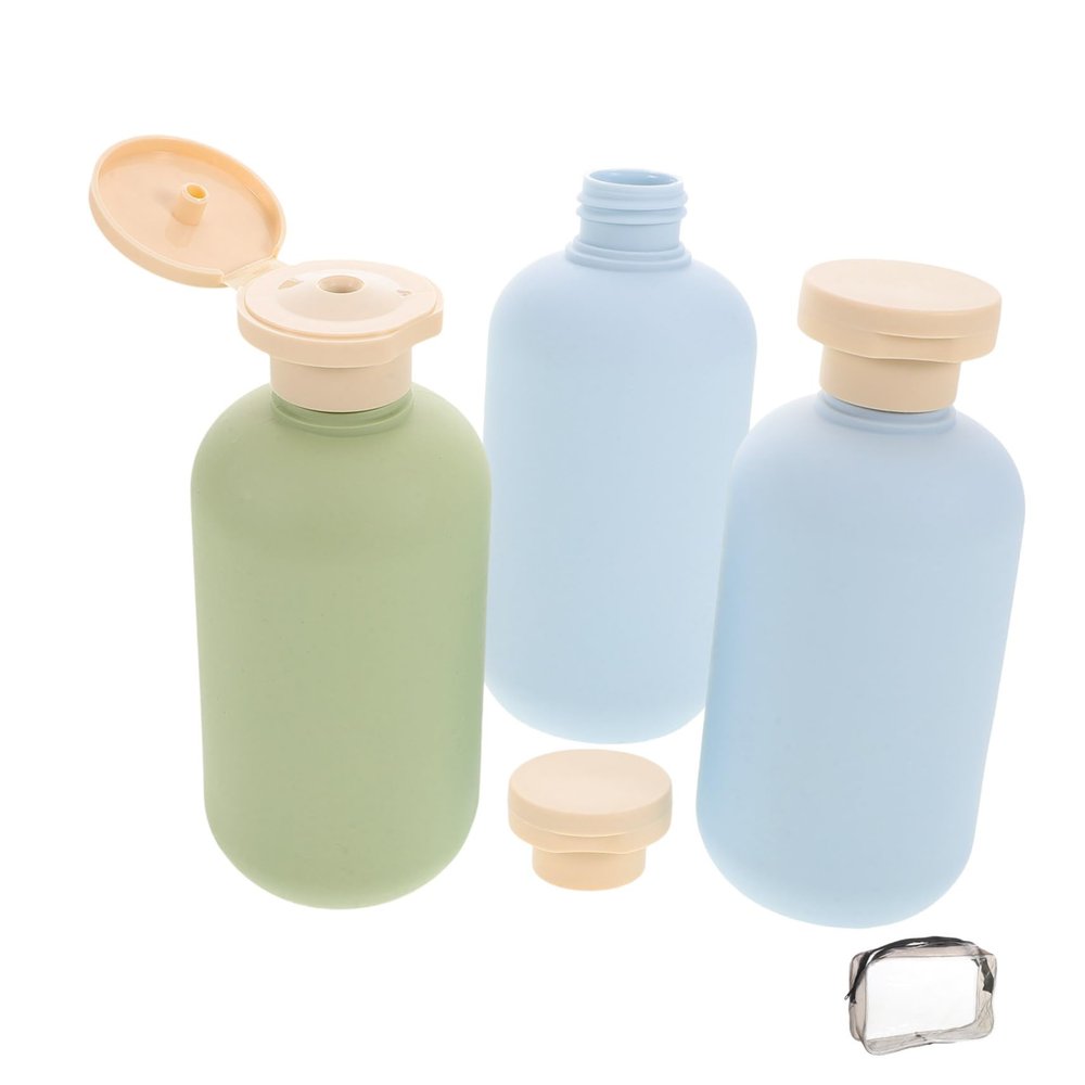 minkissy 3-Piece Reusable Travel Bottles for Toiletries