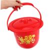 UKCOCO Portable Plastic Toilet with Lid and Handle for Adults and Children view 4