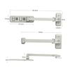 Yardwe Baby and Toddler Window and Door Safety Lock, Self-Adhesive, Easy Installation, ABS and POM, White view 2