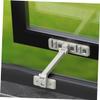 Yardwe Baby and Toddler Window and Door Safety Lock, Self-Adhesive, Easy Installation, ABS and POM, White view 3
