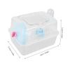 Toddmomy Hamster Carrier Travel Case for Small Pets view 2
