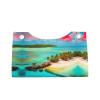 Caribbean Landscape Leather Tissue Box view 2