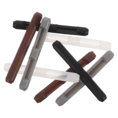 Hemobllo 8-Piece Silicone Eyeglass Temple Grips, 2.8 mm, for 3–8 mm Temples