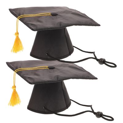 JOINPAYA 2-Pack Pet Graduation Hat