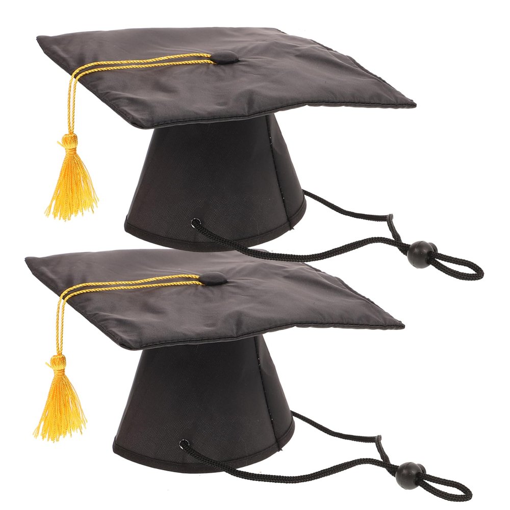 JOINPAYA 2-Pack Pet Graduation Hat