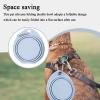 AlpenLife Basics Portable Foldable Dog Travel Bowl with Two Compartments view 2
