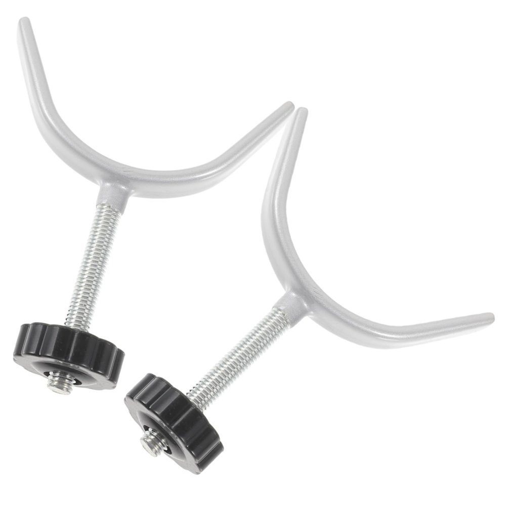 IMIKEYA Door Safety Gate Replacement Parts, 2 Steel and PVC Threaded Rods, No Drilling