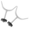 IMIKEYA Door Safety Gate Replacement Parts, 2 Steel and PVC Threaded Rods, No Drilling view 1