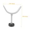 IMIKEYA Door Safety Gate Replacement Parts, 2 Steel and PVC Threaded Rods, No Drilling view 2