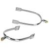 Pilipane Horse Spurs, Zinc Alloy, English Style, Rotating Copper Rowel, Red, Set of 2 view 4