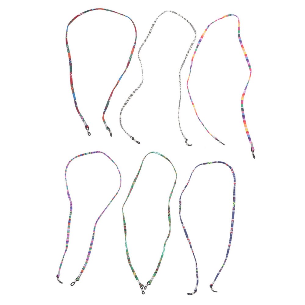 DIYEAH Elastic Eyeglass Straps, 6-Pack, Non-Slip
