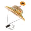TOYANDONA Funny Straw Hat for Pets view 1