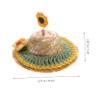 TOYANDONA Funny Straw Hat for Pets view 2