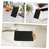 SHERCHPRY Multifunctional PU Faux Leather Storage Cases, 4-Piece Set, Black, for Hair Combs and Eyelash Curlers view 3